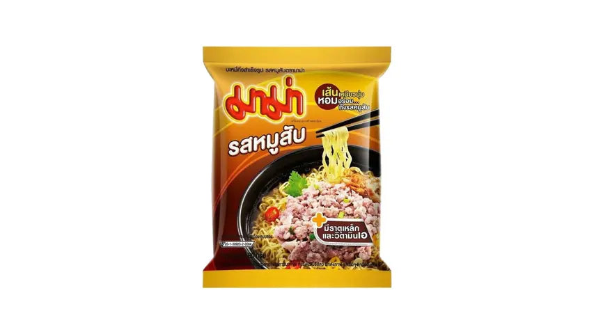 TH-PNN-006 มาม่า บะหมี่ Mama instant noodles, minced pork flavor, 60 grams