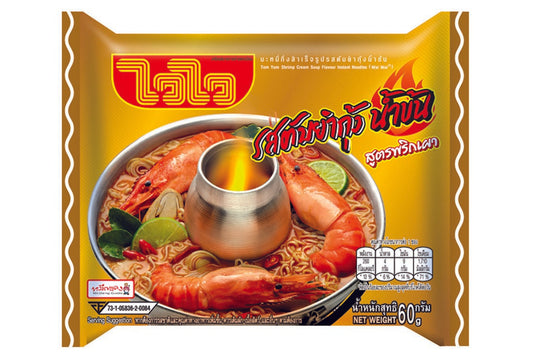 TH-PNN-020 ไวไว Mì ăn liền Wai Wai hương súp tom yum kung, 60 g.