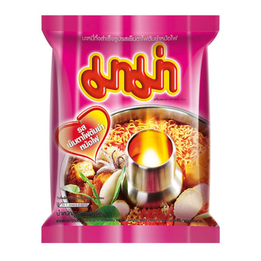 TH-PNN-009 มาม่า บะหมี่ Lẩu Mama Yentafo Tom Yum 55 gram.