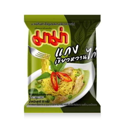TH-PNN-010 Điện thoại di động TH-PNN-010 จีเรีย Mì Mama Ăn Liền Gà Thái Vị Cà Ri Xanh Nigeria 55g